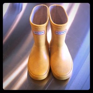 Hunter Rain Boots.
